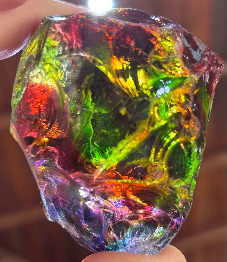 アンダラクリスタル レインボー　マルチカラー　Andara Crystal