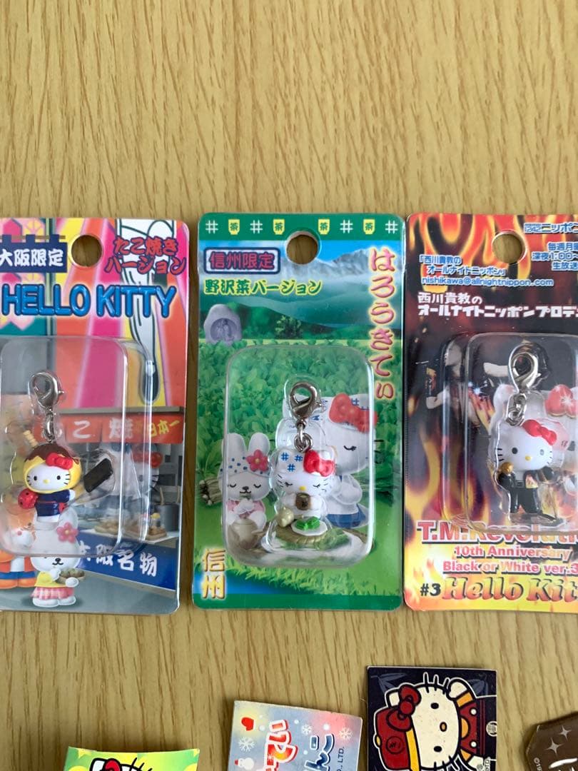 キティご当地ストラップ根付・チャームスマホリング•マスコットロックまとめ売り