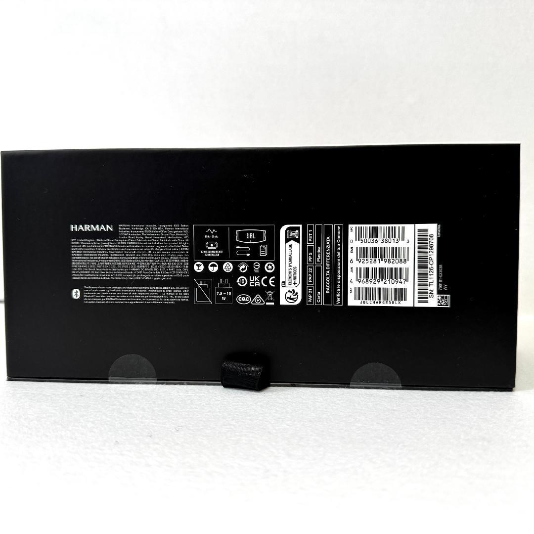 JBL CHARGE5 BLK スピーカー 国内正規品 新品未開封