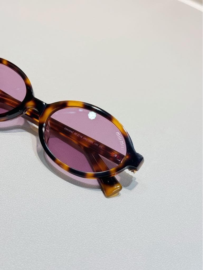 MIUMIU ロゴ サングラス レディース SMU04Z