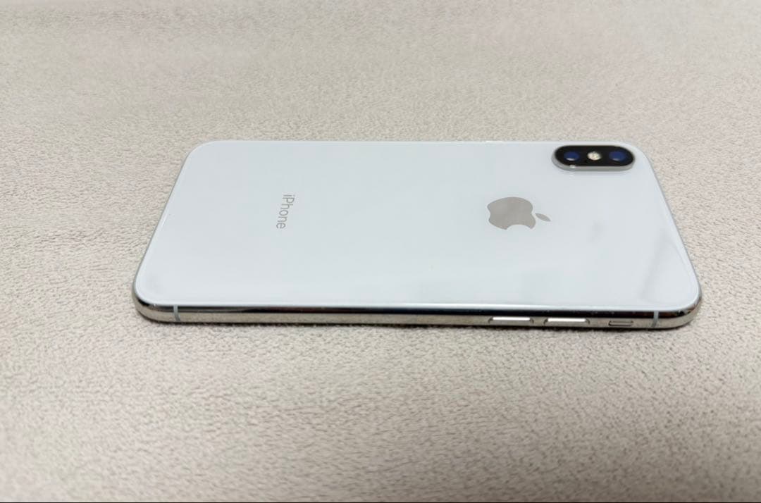 iPhone X 256GB SIMフリー 携帯 初期化済 動作確認済 白
