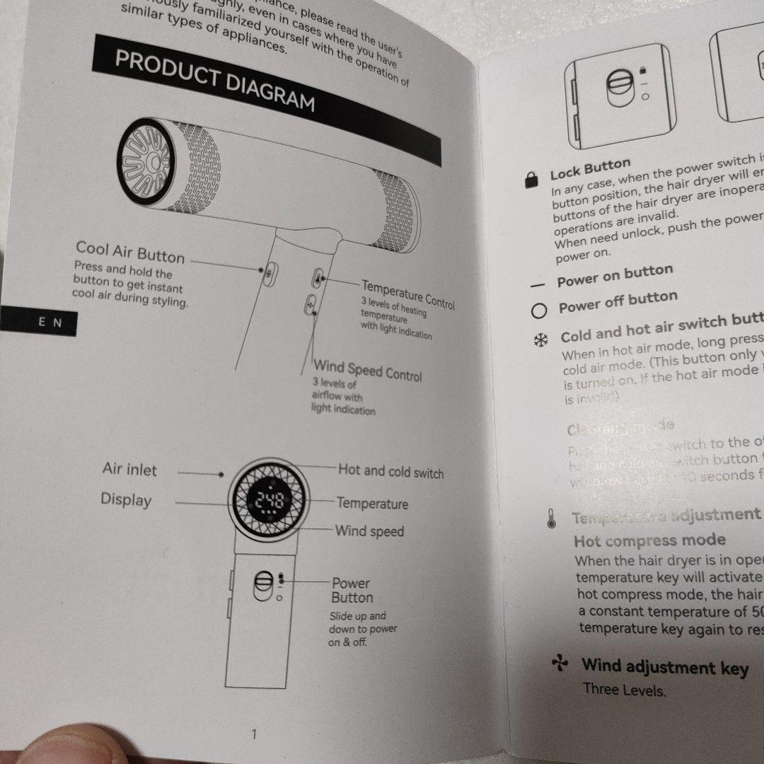 ❤未使用❤LESCOLTON ハイスピード　ヘアドライヤー　LS-090A