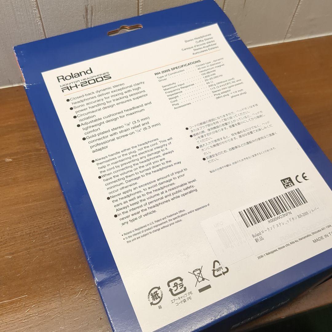 【極美品】Roland ローランド ヘッドホン RH-200S