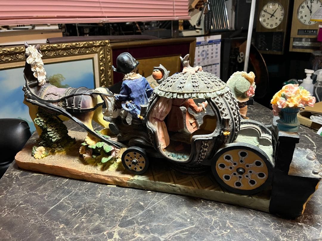 フィギュリン　洋風人形　インテリア　ガーデニング雑貨、65×D27cm高さ28