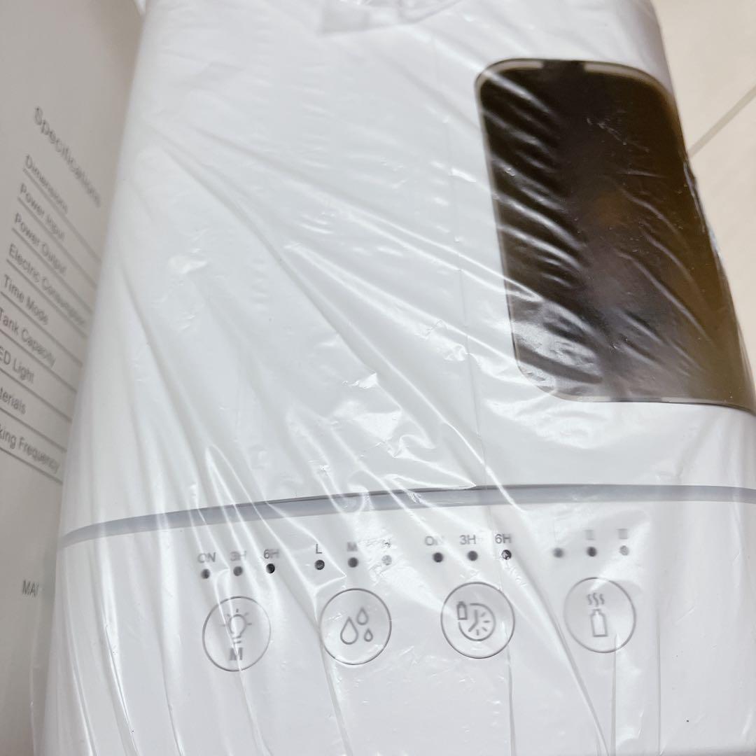 加湿器 超音波式加湿器プラスネブライザー式アロマディフューザー2in1完全融合体