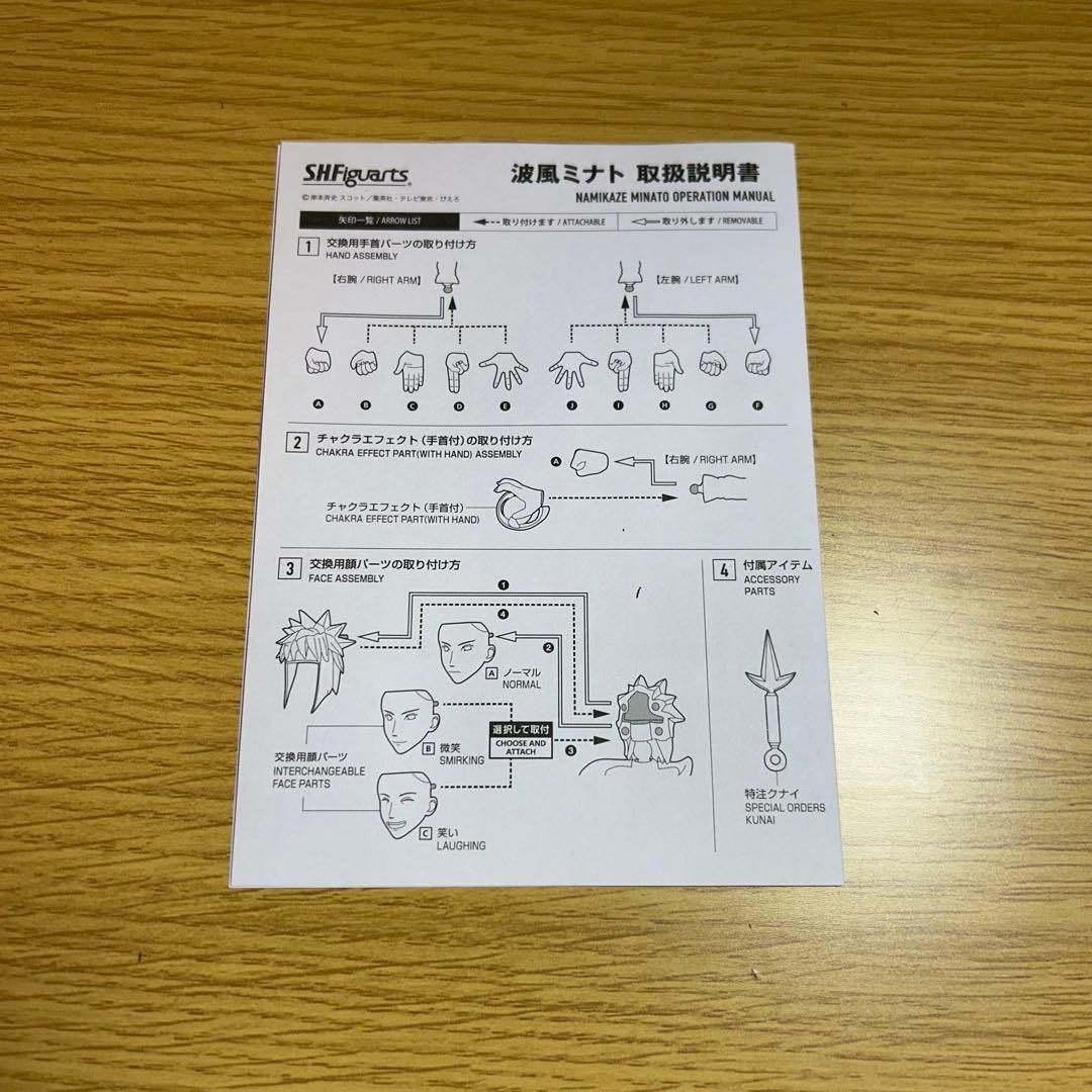 【中古】SHFiguarts 波風ミナト 可動フィギュア
