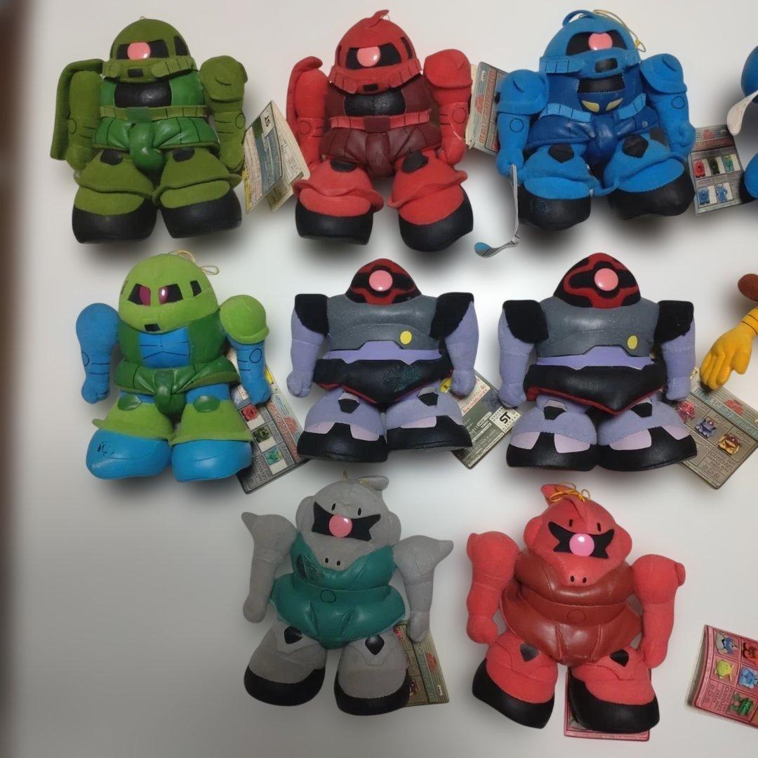 機動戦士ガンダム　ジオンMS　ぬいぐるみ　13個セット