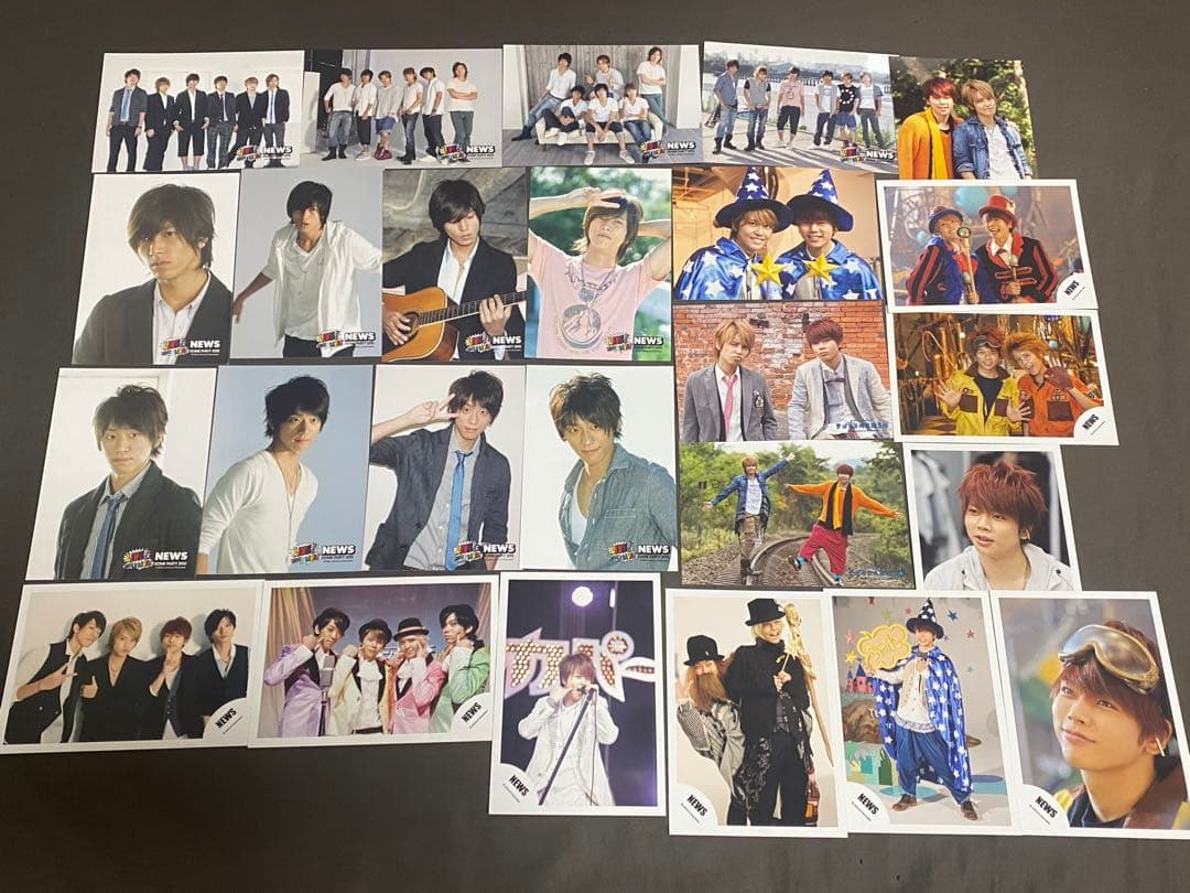 NEWS 公式写真　268枚　増田貴久　小山慶一郎　加藤シゲアキ