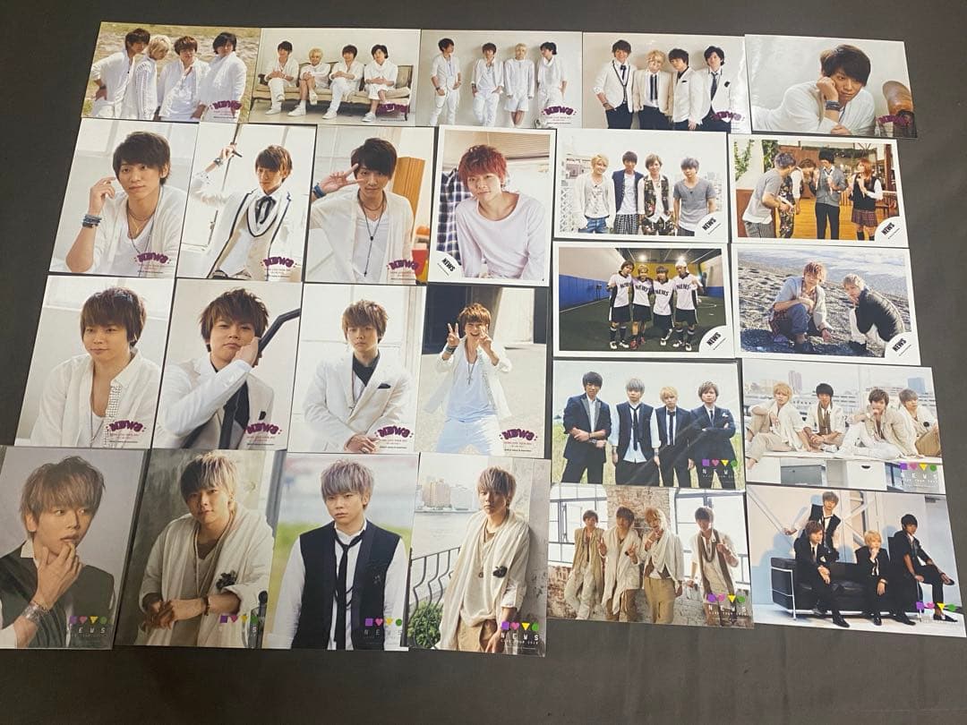 NEWS 公式写真　268枚　増田貴久　小山慶一郎　加藤シゲアキ