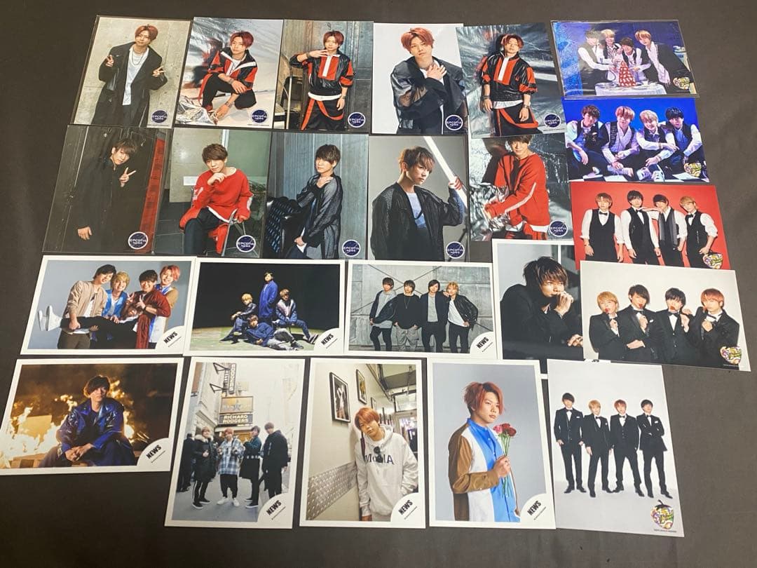 NEWS 公式写真　268枚　増田貴久　小山慶一郎　加藤シゲアキ