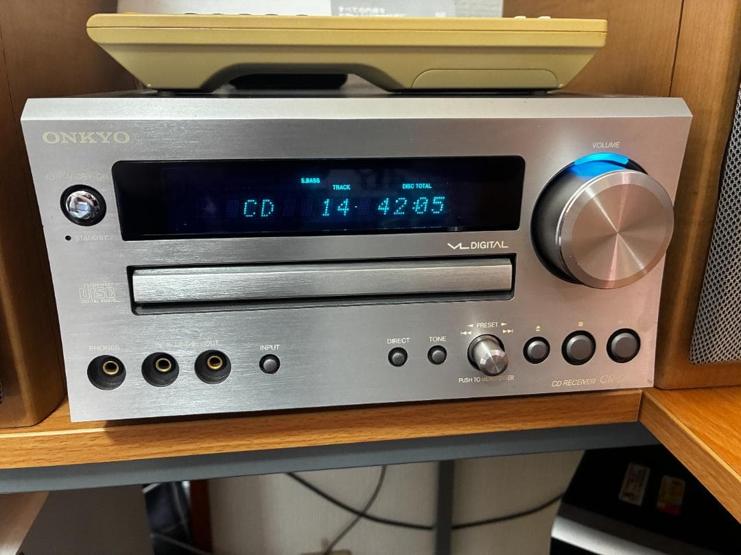 ONKYO CR-D1LTD CD D-SX7スピーカー 純正リモコン 取説