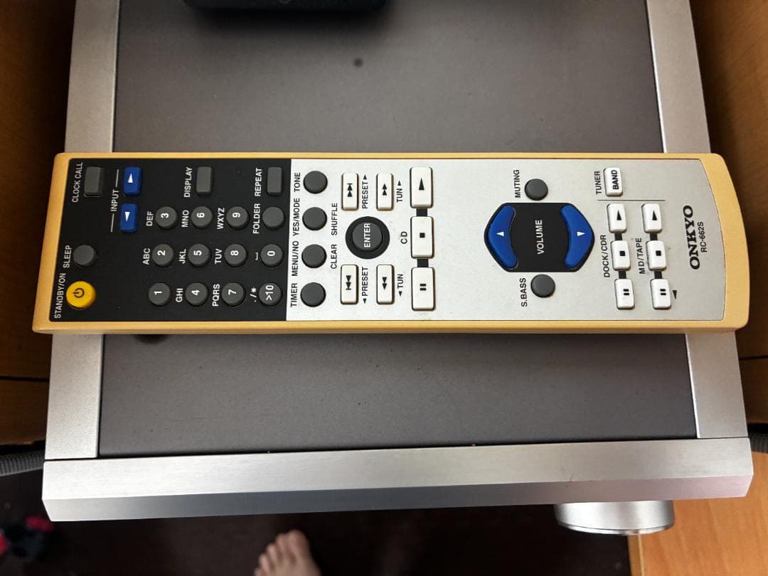 ONKYO CR-D1LTD CD D-SX7スピーカー 純正リモコン 取説