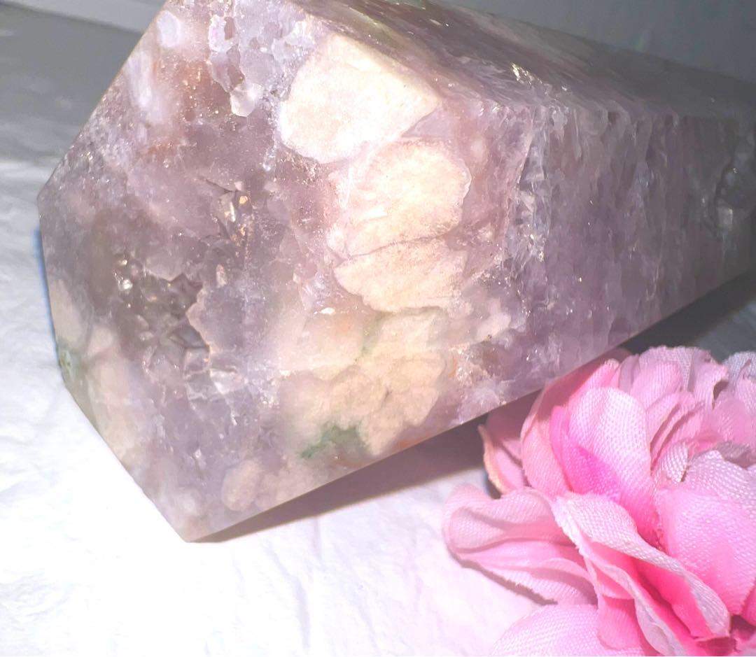 ⑪ピンクアメジスト♥️フラワーアゲート♥️タワー♥️桜瑪瑙♥️花瑪瑙♥️チェリーブロッサム