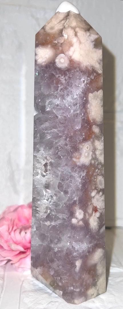 ⑪ピンクアメジスト♥️フラワーアゲート♥️タワー♥️桜瑪瑙♥️花瑪瑙♥️チェリーブロッサム