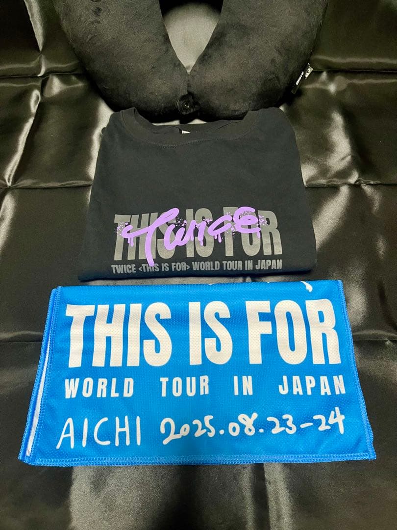 TWICE ライブ Tシャツ サナ ネックピロー ハンドタオル 2025