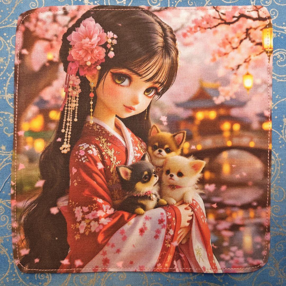 あるむ　ハンカチ17枚＆パネル2枚　チワワちゃん柄