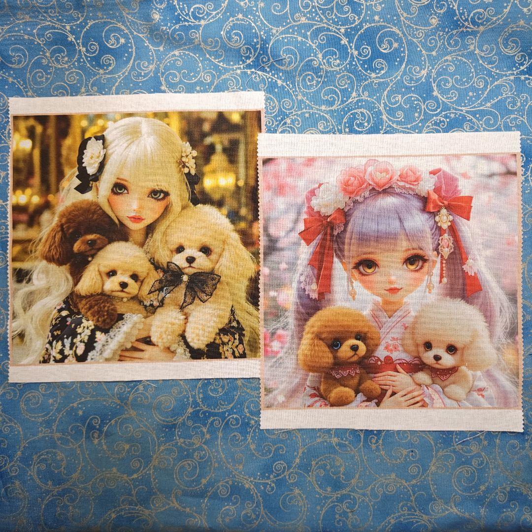 あるむ　ハンカチ17枚＆パネル2枚　チワワちゃん柄