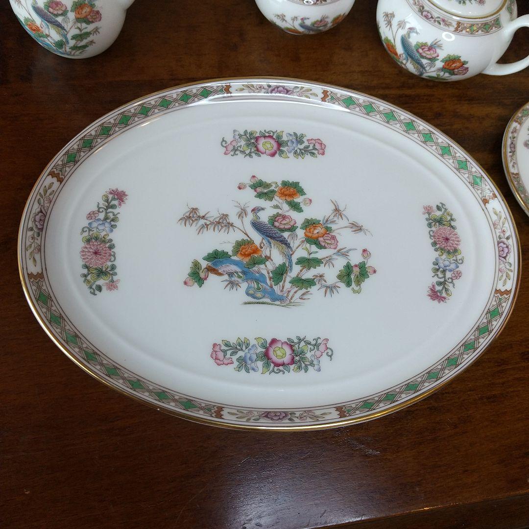 ウェッジウッド 黒壺 クタニクレーン　ミニチュアティー/コーヒーセット