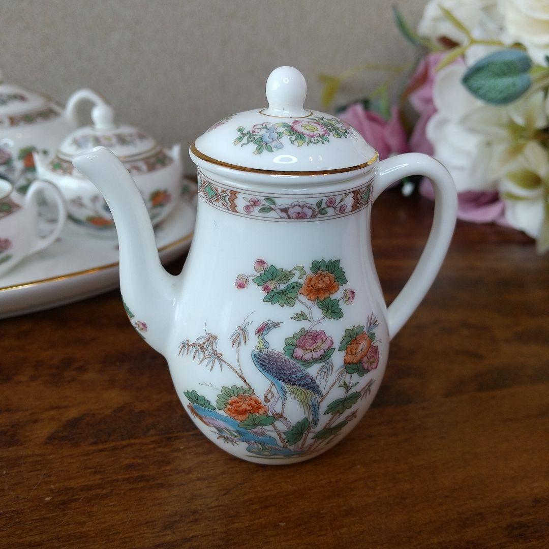 ウェッジウッド 黒壺 クタニクレーン　ミニチュアティー/コーヒーセット