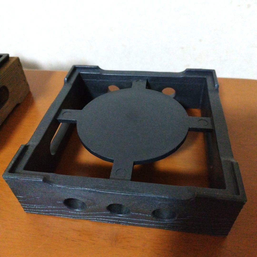 業務用 居酒屋 和食 固形燃料用コンロ 民芸風卓上コンロ 一人用 5個まとめ売り