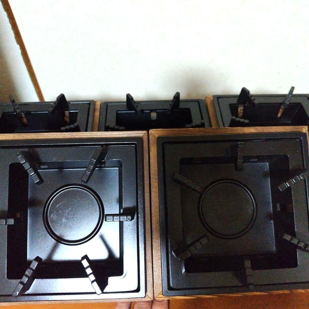 業務用 居酒屋 和食 固形燃料用コンロ 民芸風卓上コンロ 一人用 5個まとめ売り