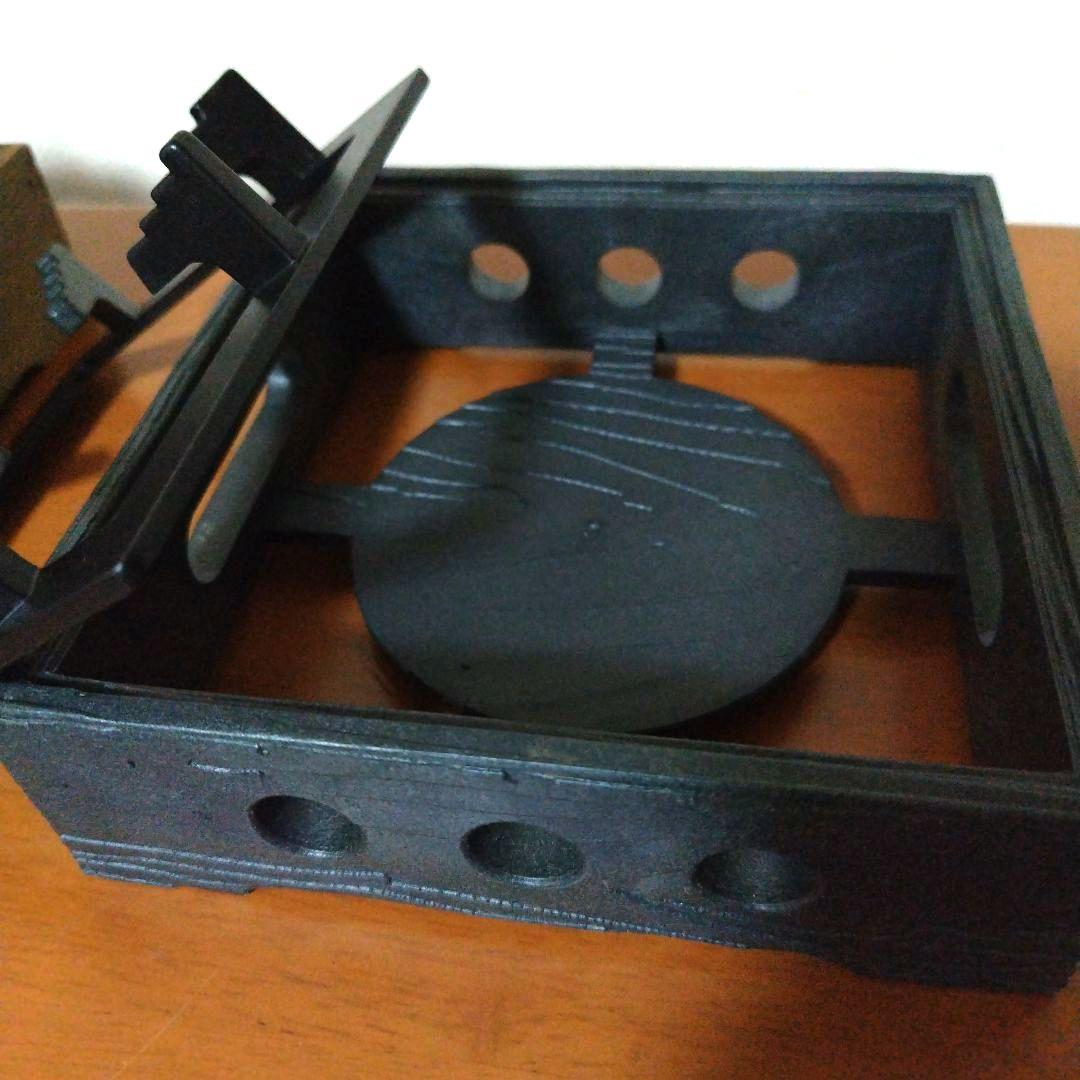 業務用 居酒屋 和食 固形燃料用コンロ 民芸風卓上コンロ 一人用 5個まとめ売り