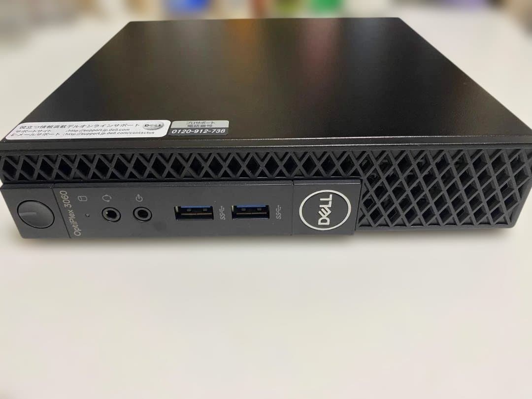 ミニPC OptiPlex 3060Micro i3-8100T SSD512GB