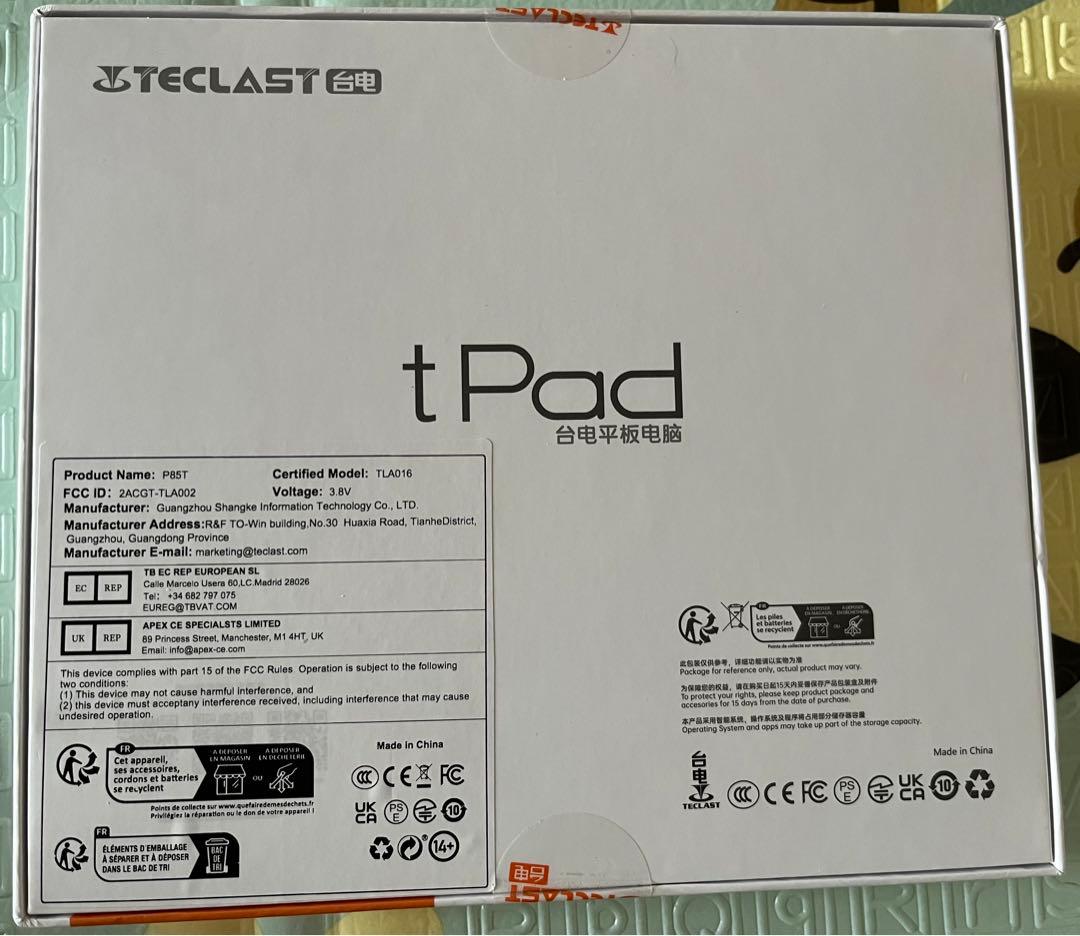 新品Android 14 タブレット 8インチモデル Teclast P85T