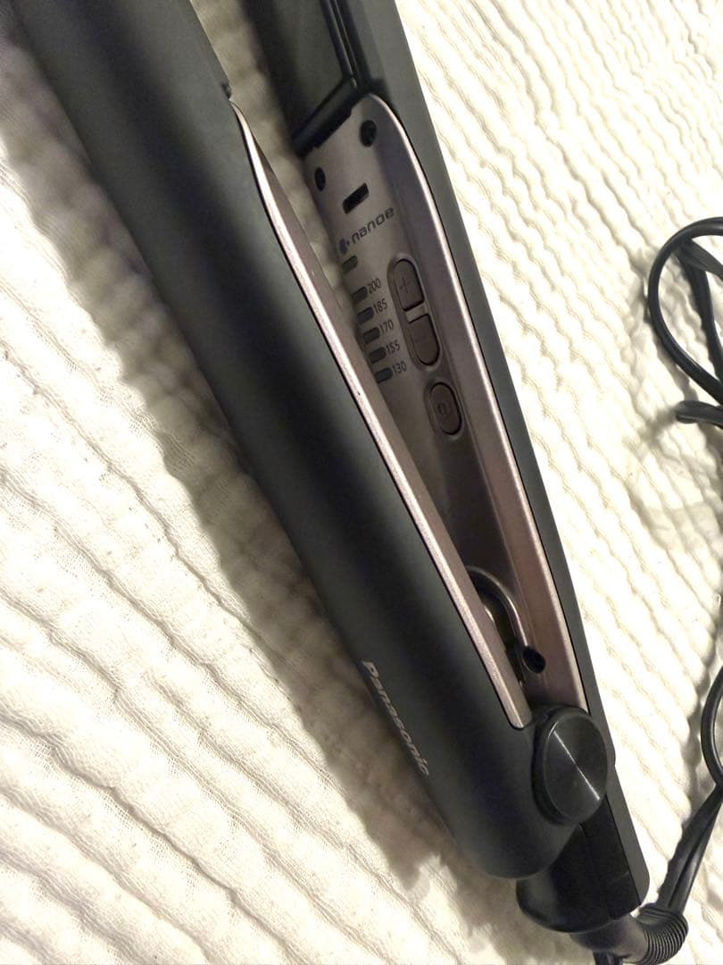 Panasonic nanocare ストレートヘアアイロン 黒