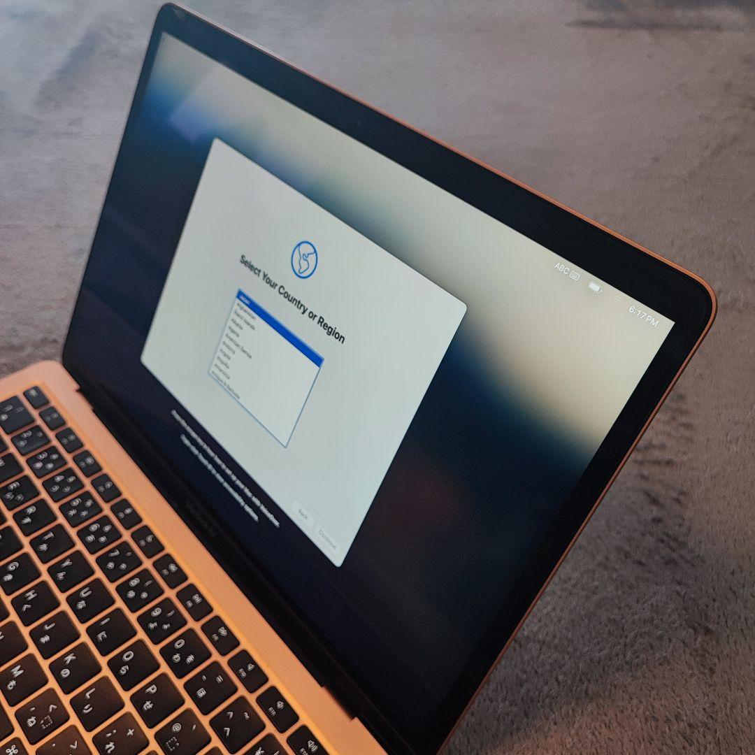 美品 MacBookAir M1 Gold 13‘ 本体 公式充電器付き