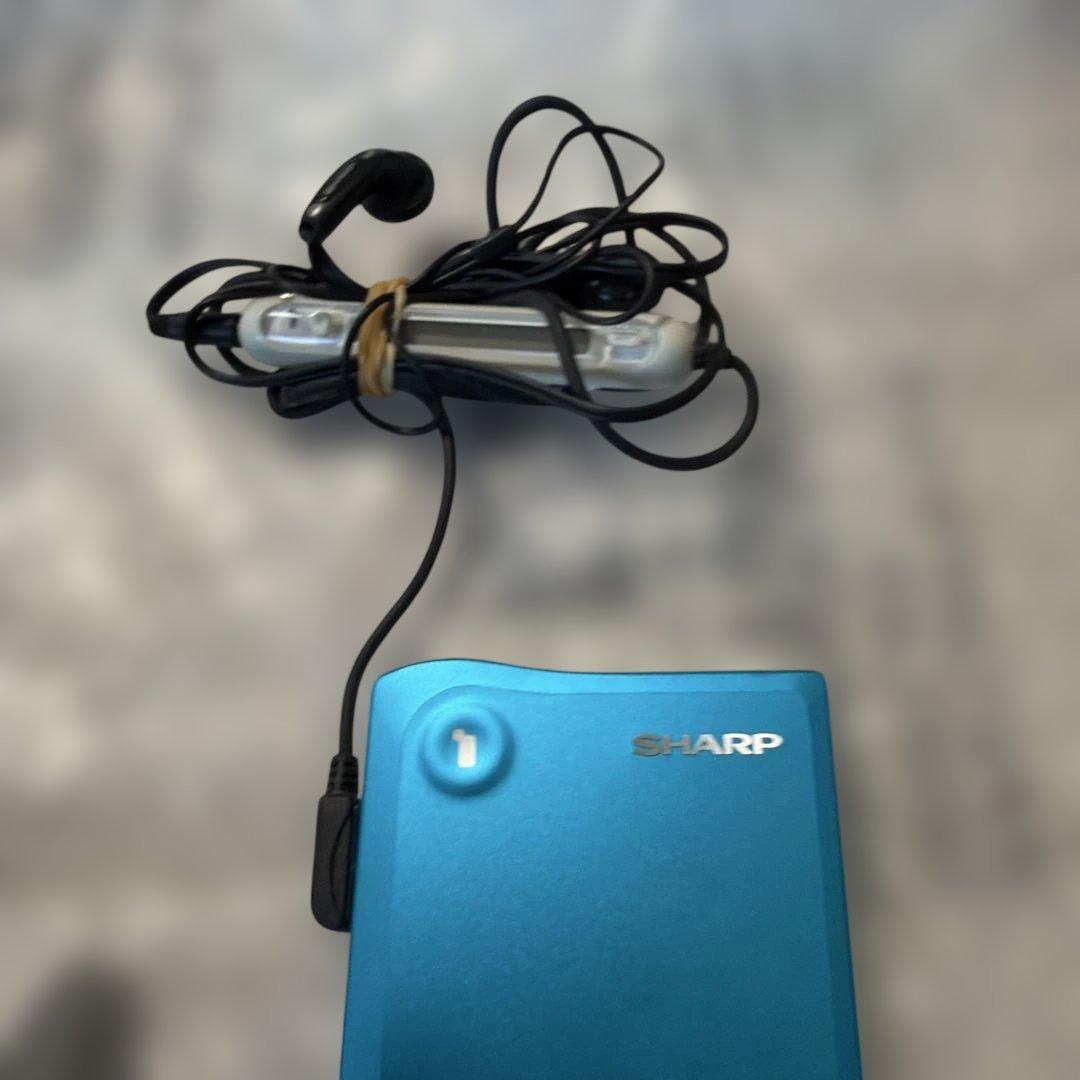 SHARP MDプレイヤー　MD-DS33-A ブルー　ポータブル