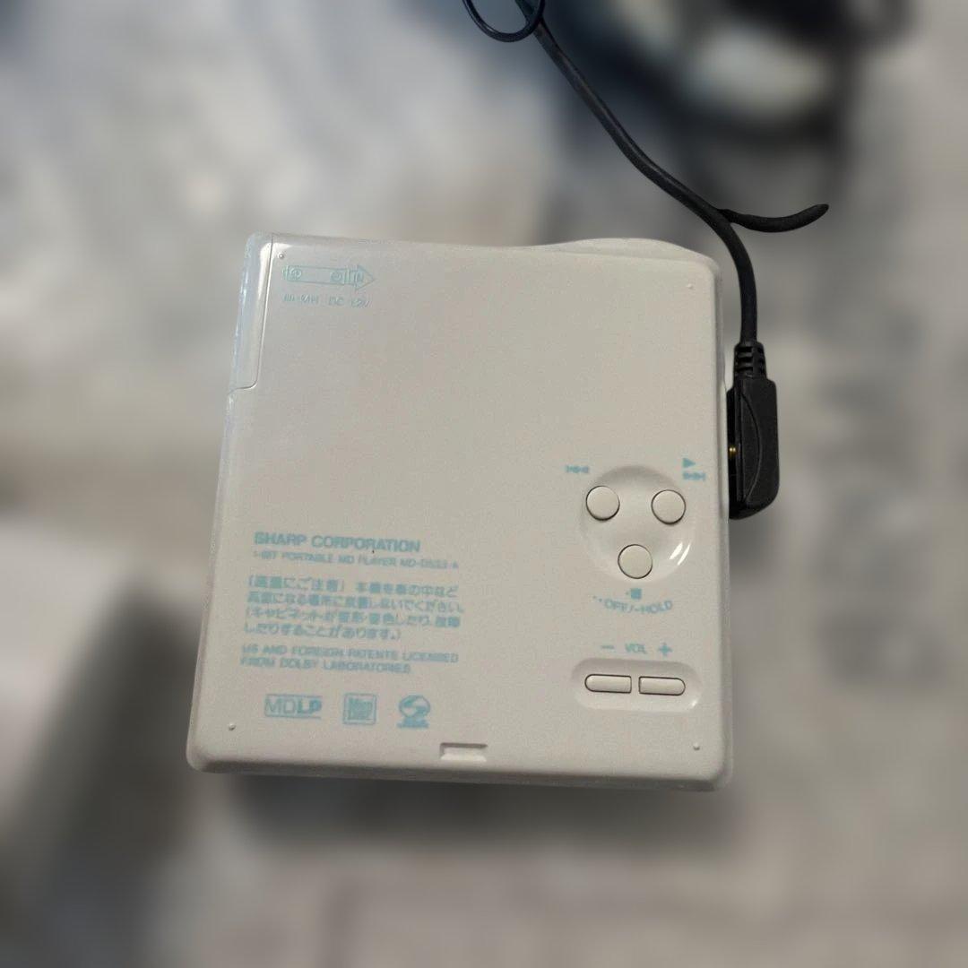 SHARP MDプレイヤー　MD-DS33-A ブルー　ポータブル