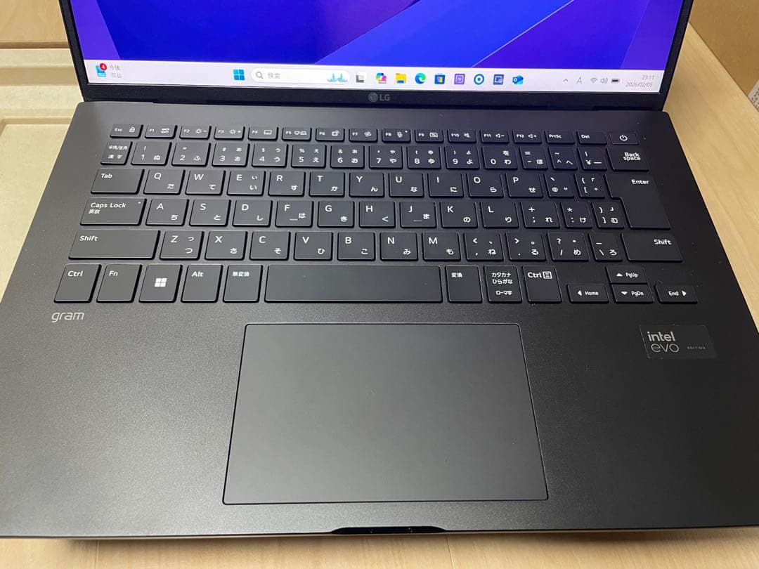 「美品」LG gram 14Z90S Ultra 5 DDR5 16GB