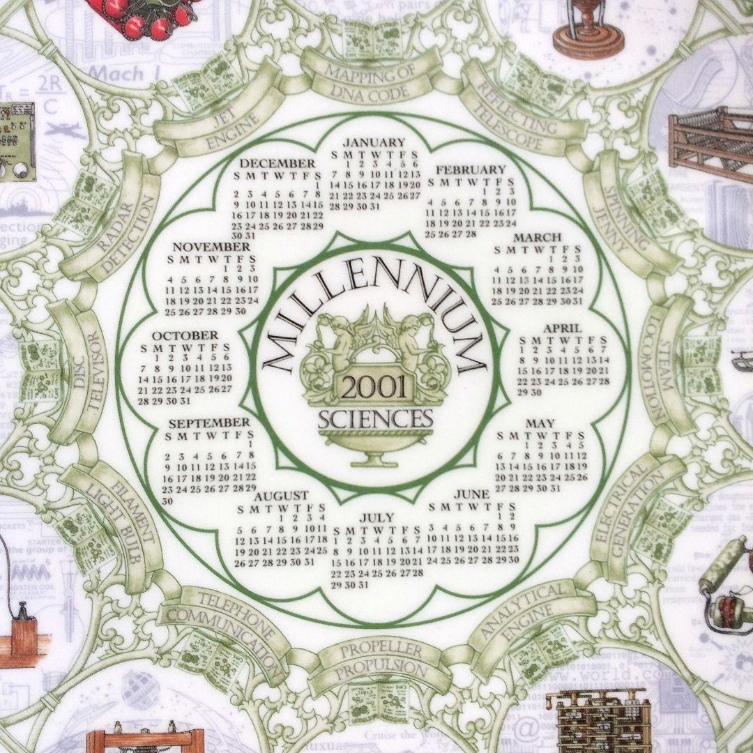 　MILLENNIUM　CALENDAR PLATE 2001