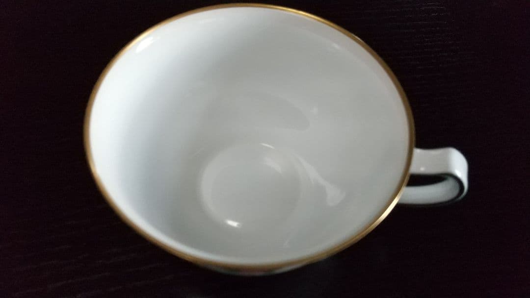 骨董　大倉陶園 黄色 ピンク小花 コーヒー or 紅茶カップセット６客