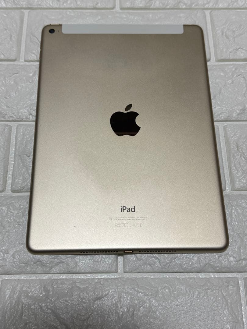【画面美品】iPad Air 2 WiFi + cellularモデル 16GB