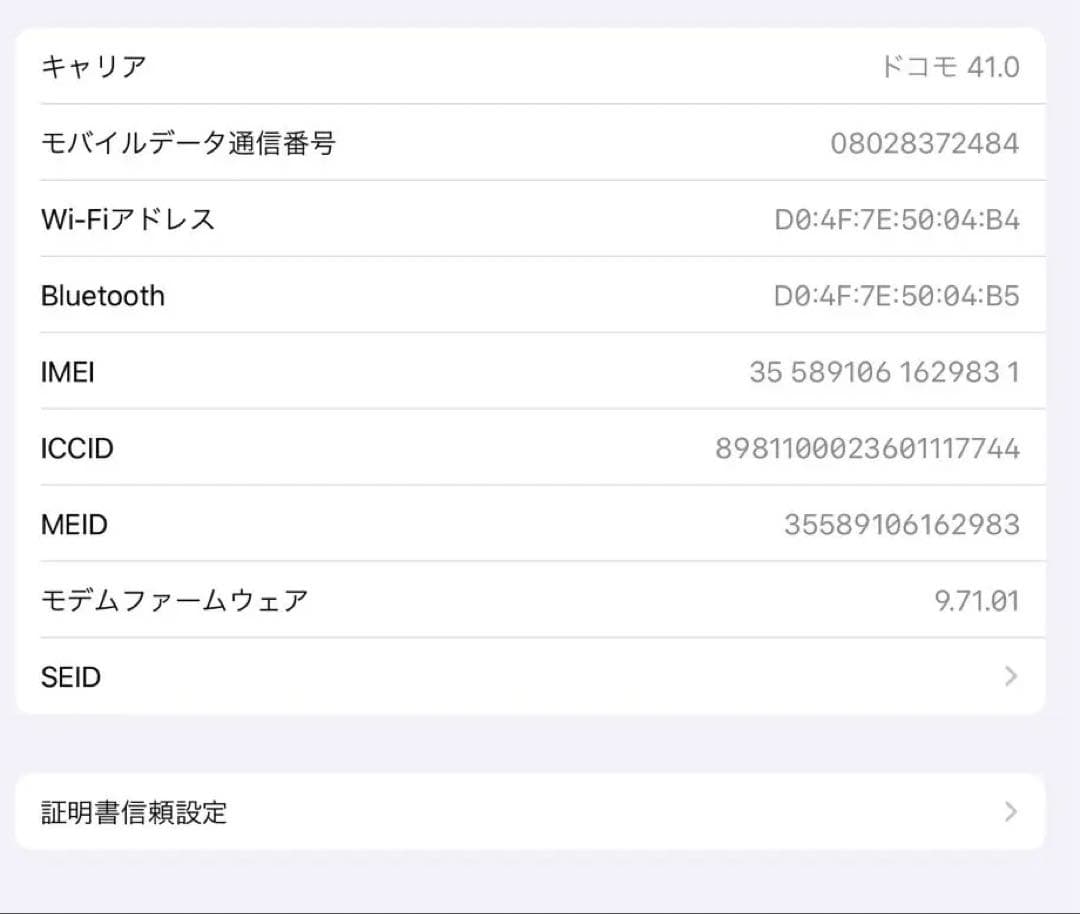【画面美品】iPad Air 2 WiFi + cellularモデル 16GB
