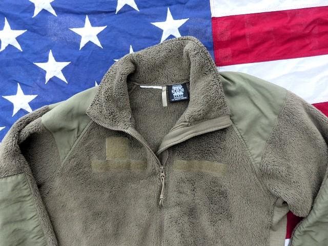 米軍実物　ポーラテックフリースジャケット　M-R　コヨーテ　ECWCS　153
