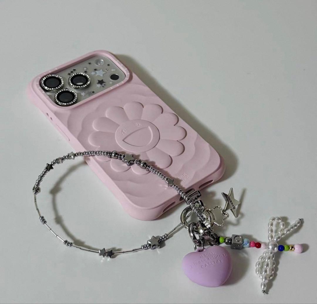 【ルナ天然石】CASETiFY IPhone17pro ピンク