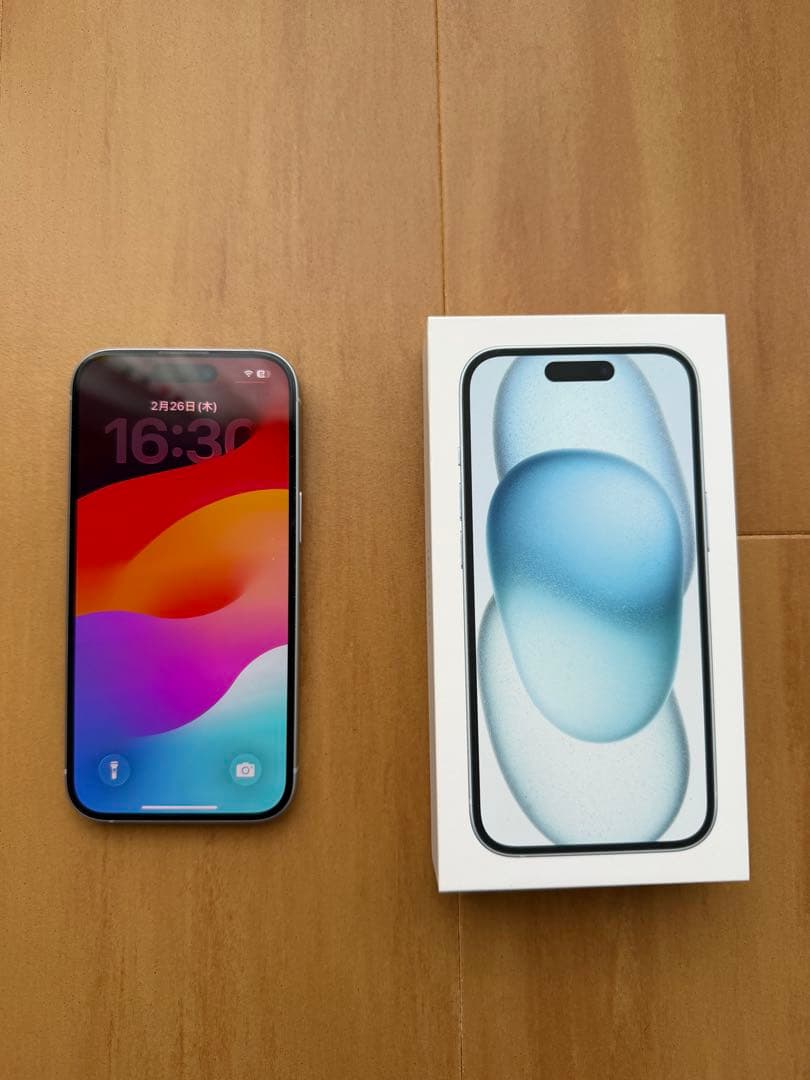 Apple iPhone 15 ブルー 本体　SIMフリー