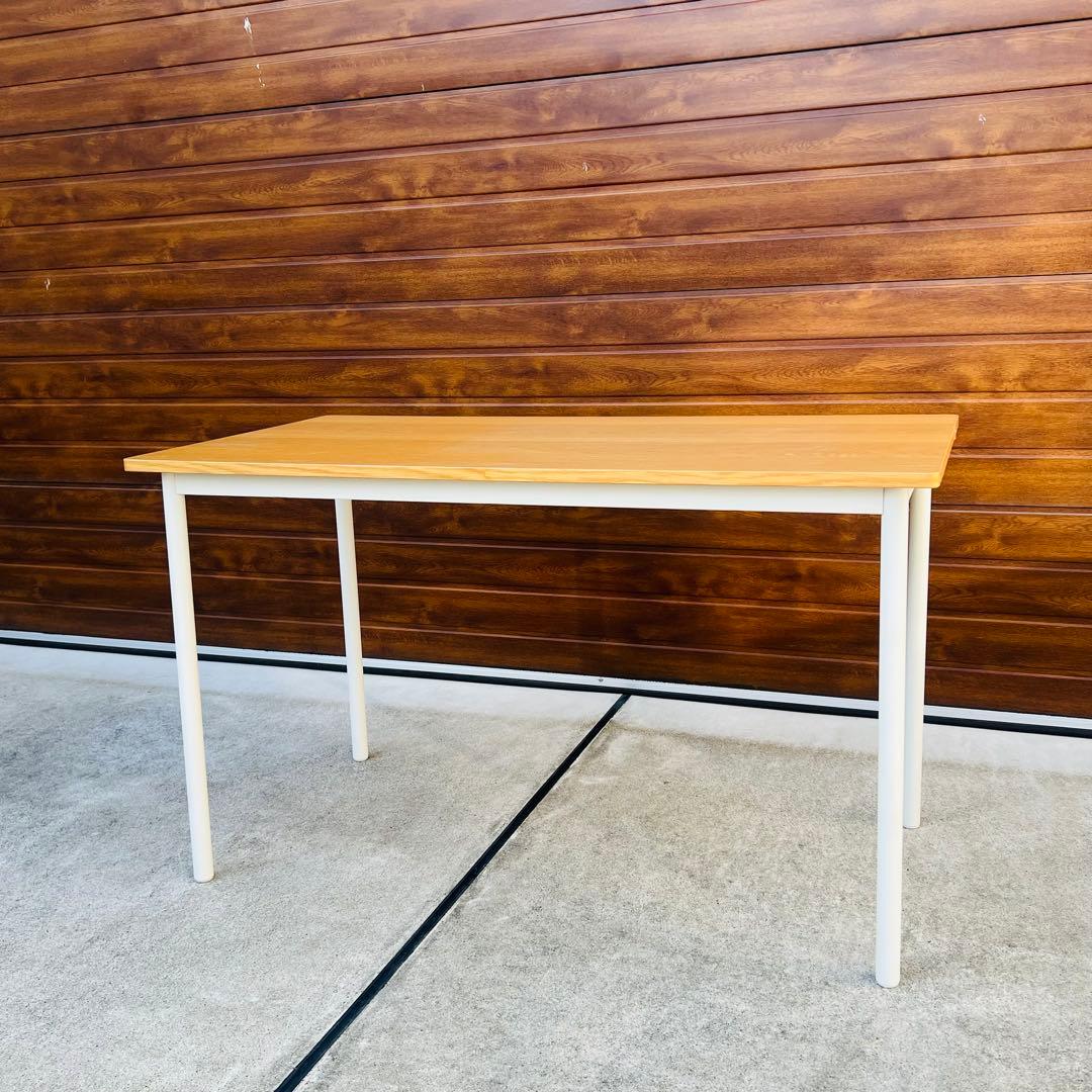 美品 廃盤 無印 デスク 事務机 テーブル オーク