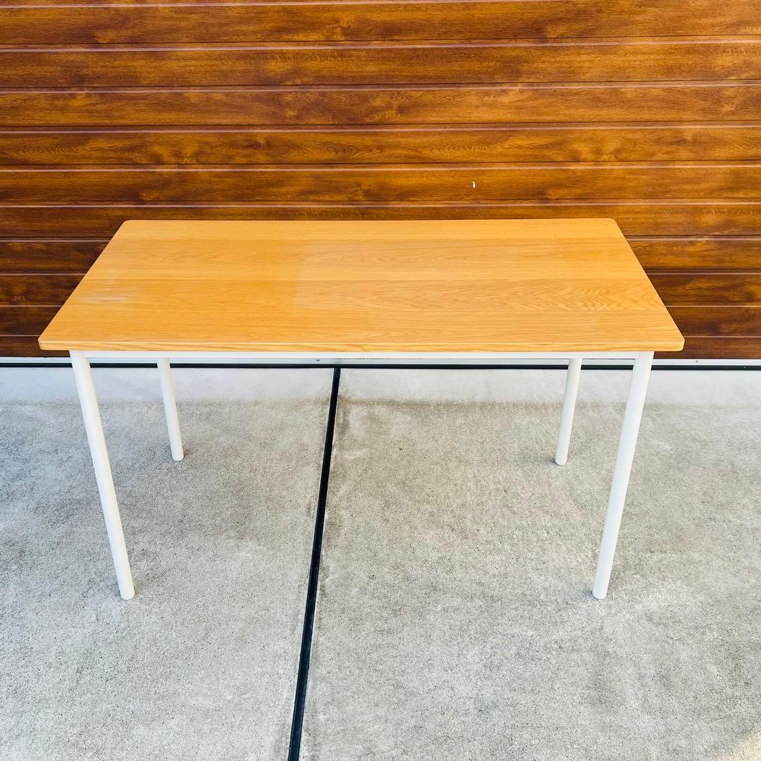 美品 廃盤 無印 デスク 事務机 テーブル オーク