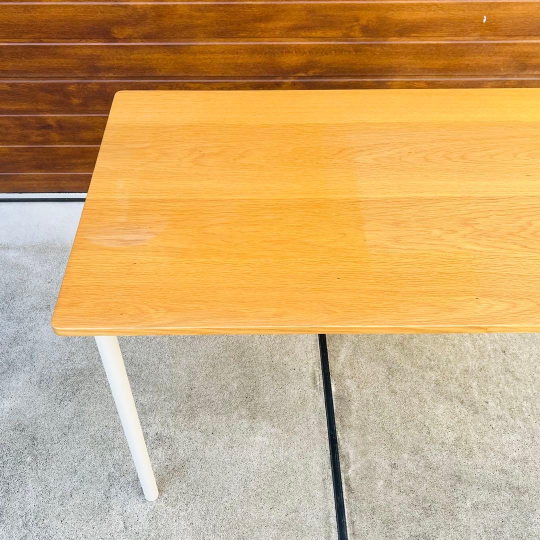 美品 廃盤 無印 デスク 事務机 テーブル オーク