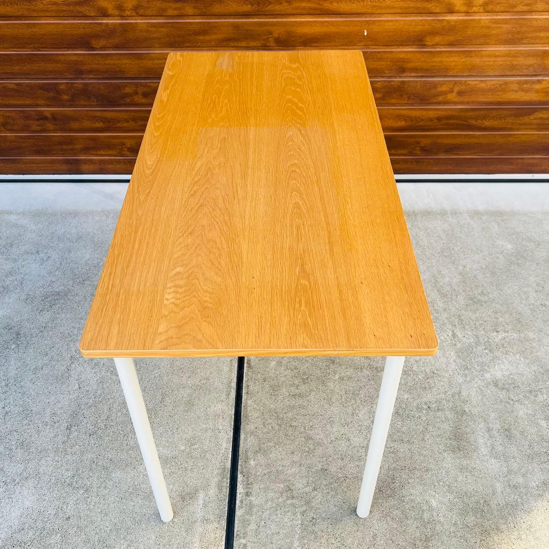 美品 廃盤 無印 デスク 事務机 テーブル オーク