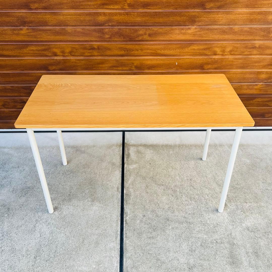 美品 廃盤 無印 デスク 事務机 テーブル オーク