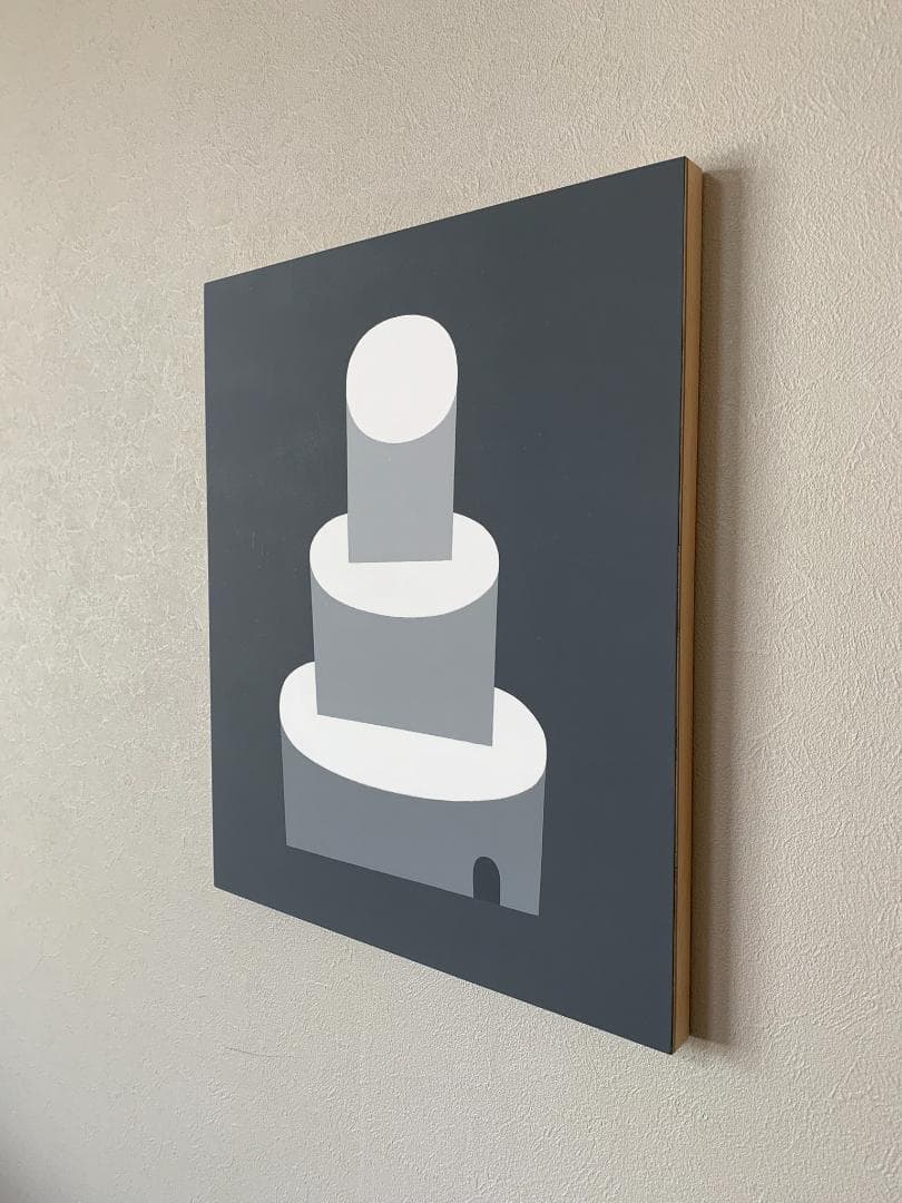 アート 抽象画 アクリル画（タワー）