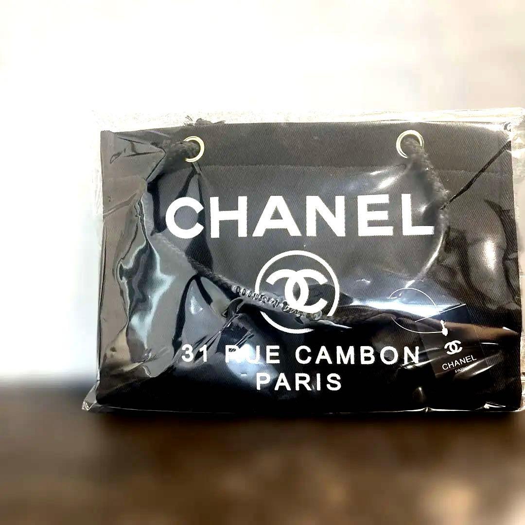 CHANEL ノベルティ　トートバッグ　黒