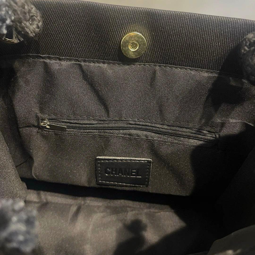 CHANEL ノベルティ　トートバッグ　黒