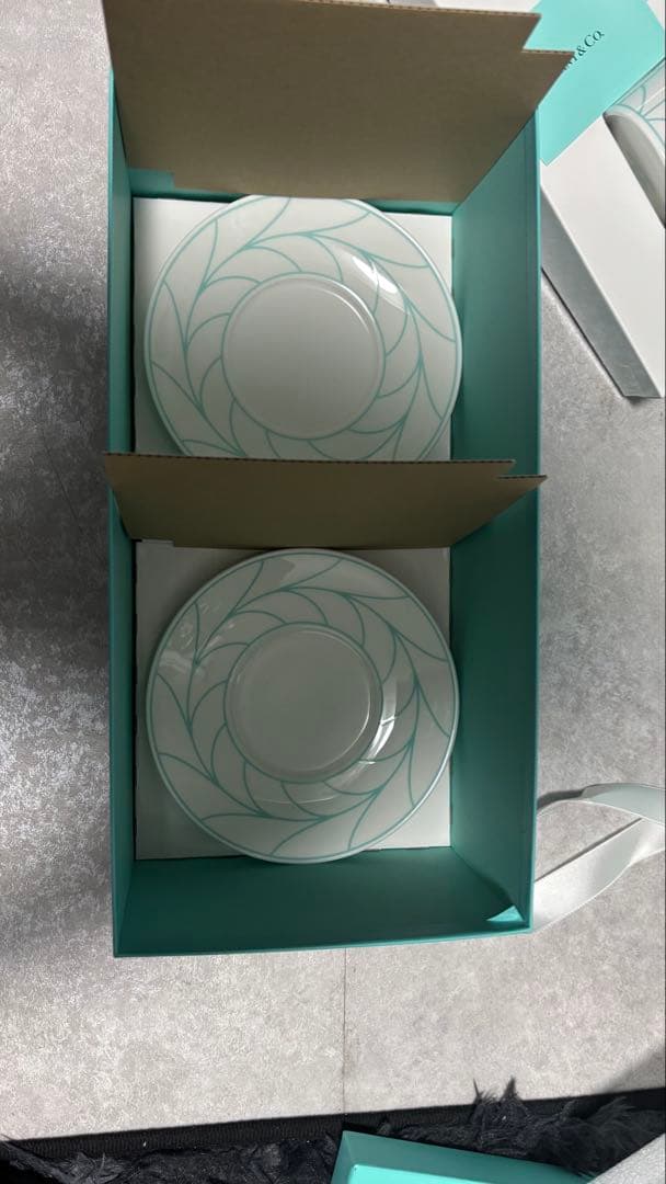 TIFFANY & Co. ティファニー　ウィートリーフ　カップ&ソーサー ペア