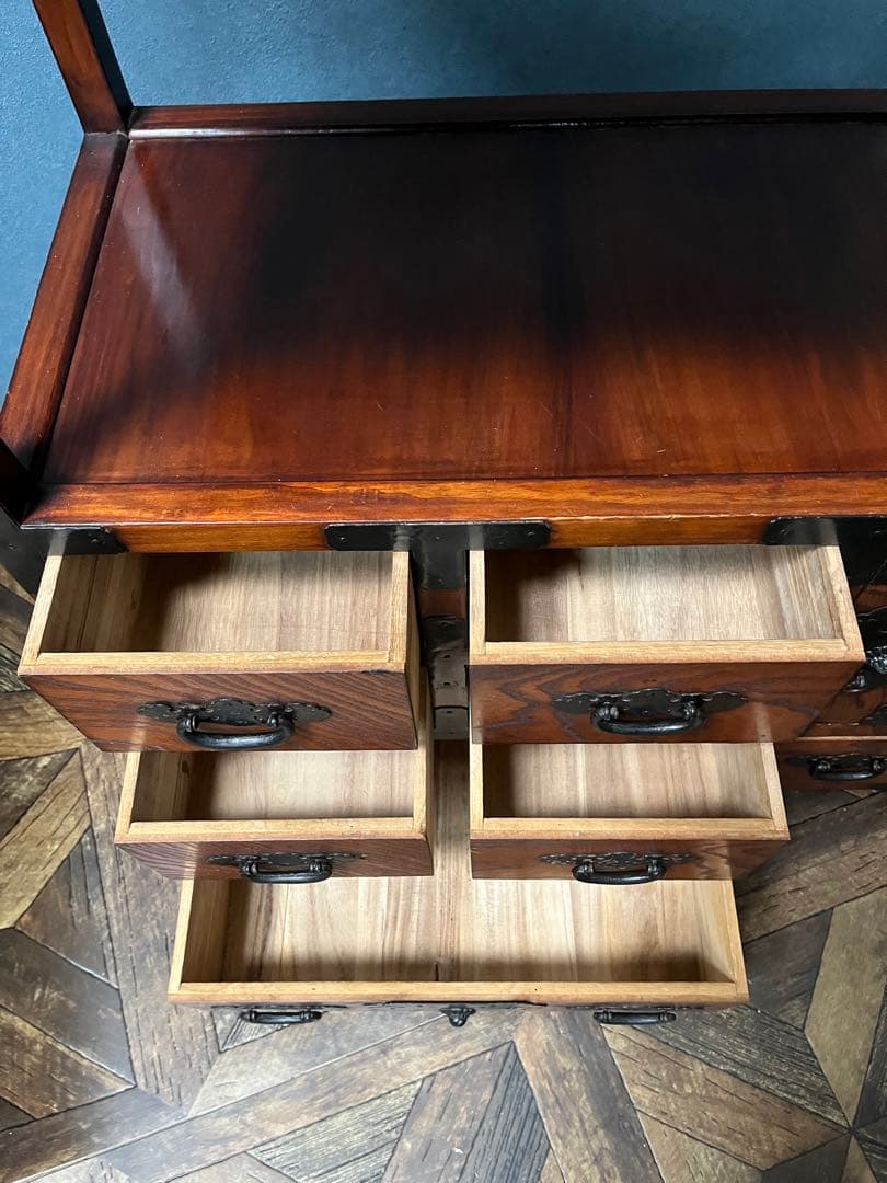 民芸調家具 棚 ラック 和箪笥 インテリア 昭和レトロ 当時物